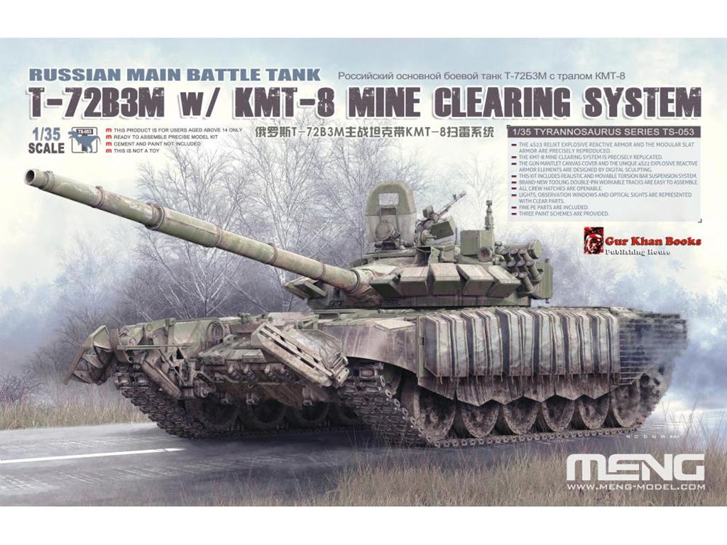 Russian Main Battle Tank T-72B3M w/ KMT-8 Mine Clearing System (Vista 1)
