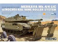 Israel Main Battle Tank Merkava Mk.4/4LIC con sistema de rodillos de mina Nochri-Kal (Vista 8)