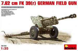 Cañón de campaña alemán 7,62cm. F.K.39r  (Vista 1)