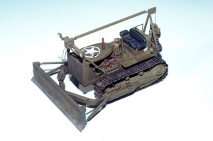 U.S.  ARMY Tractor w/Aangled Dozer Blade  (Vista 2)