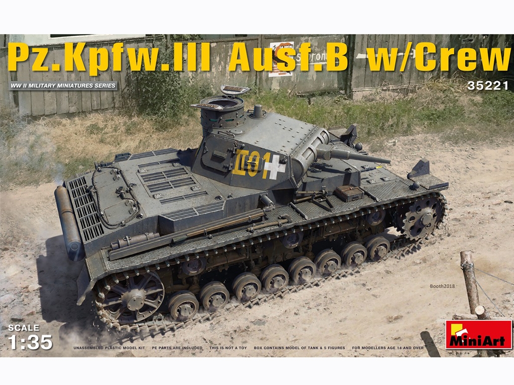 Pz.Kpfw.III Ausf.B w/Crew (Vista 13)