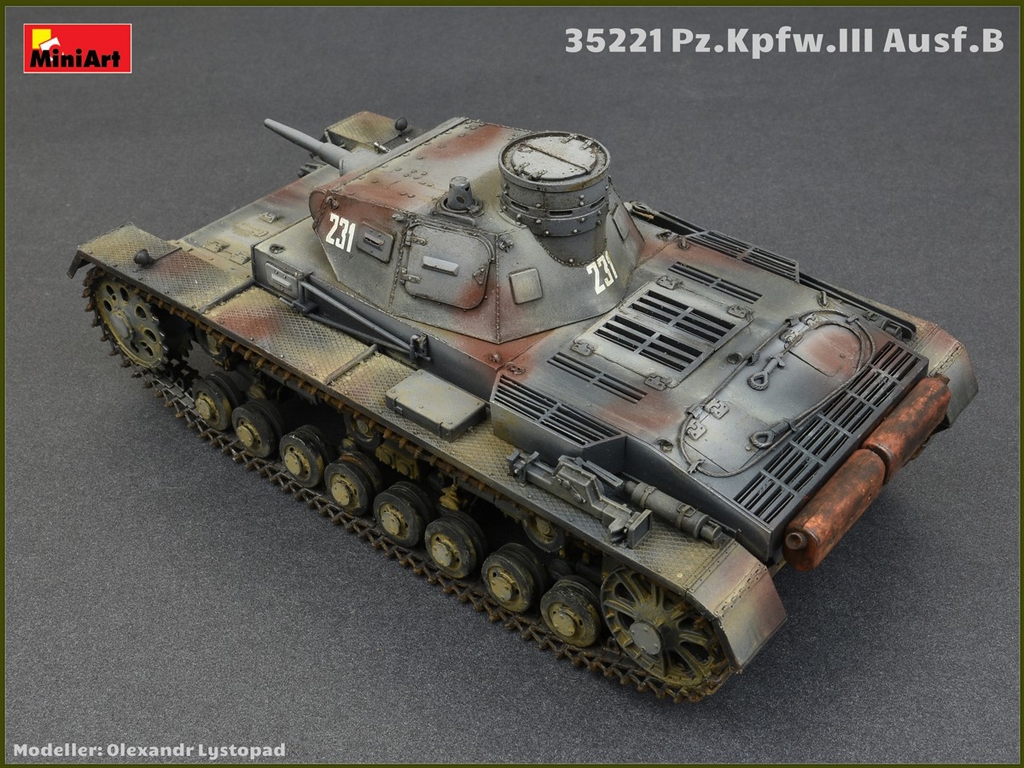Pz.Kpfw.III Ausf.B w/Crew  (Vista 11)