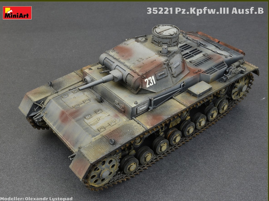 Pz.Kpfw.III Ausf.B w/Crew (Vista 24)