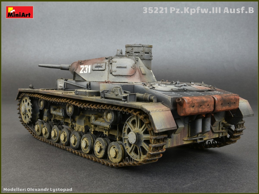 Pz.Kpfw.III Ausf.B w/Crew (Vista 17)
