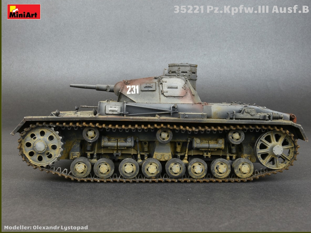 Pz.Kpfw.III Ausf.B w/Crew  (Vista 6)