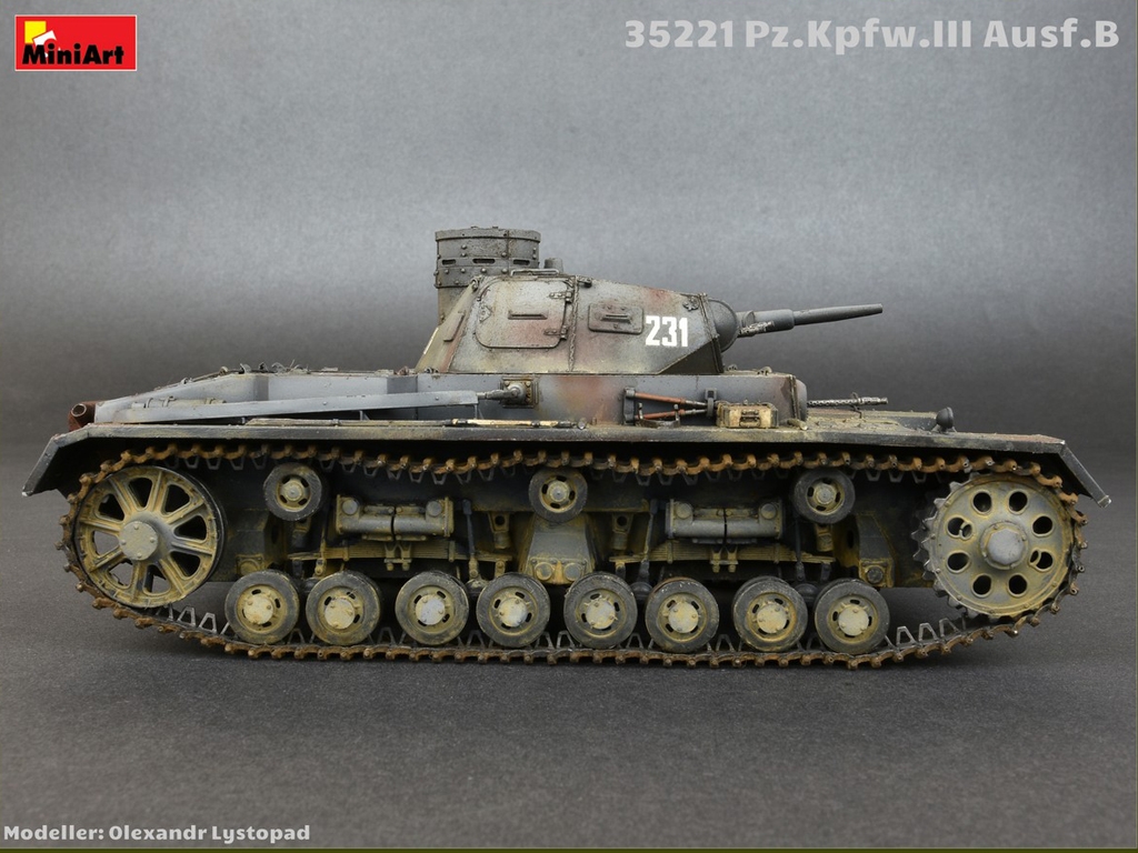 Pz.Kpfw.III Ausf.B w/Crew  (Vista 7)