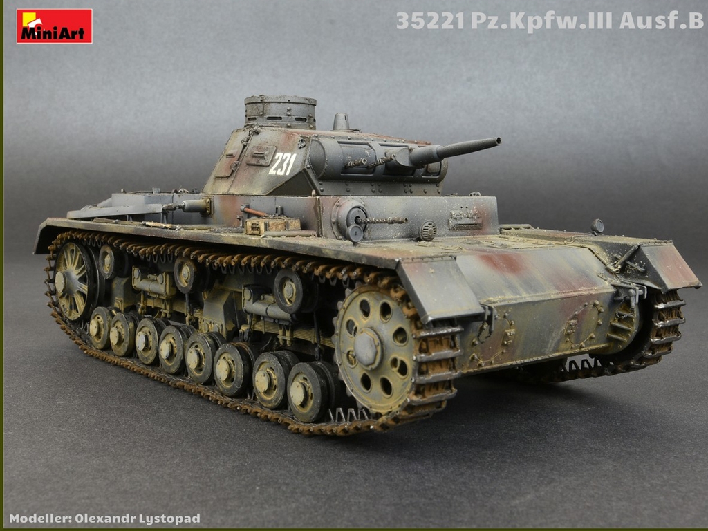 Pz.Kpfw.III Ausf.B w/Crew (Vista 20)