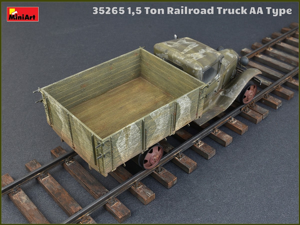 Camión de ferrocarril de 1,5 toneladas t (Vista 15)