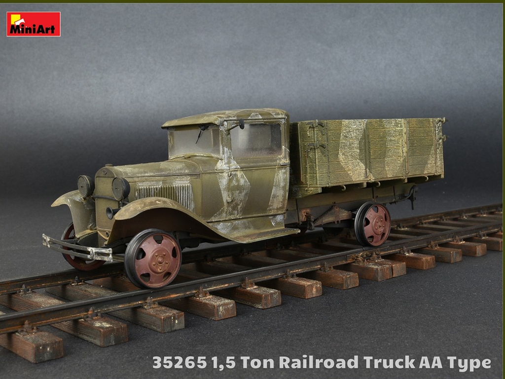 Camión de ferrocarril de 1,5 toneladas t (Vista 18)