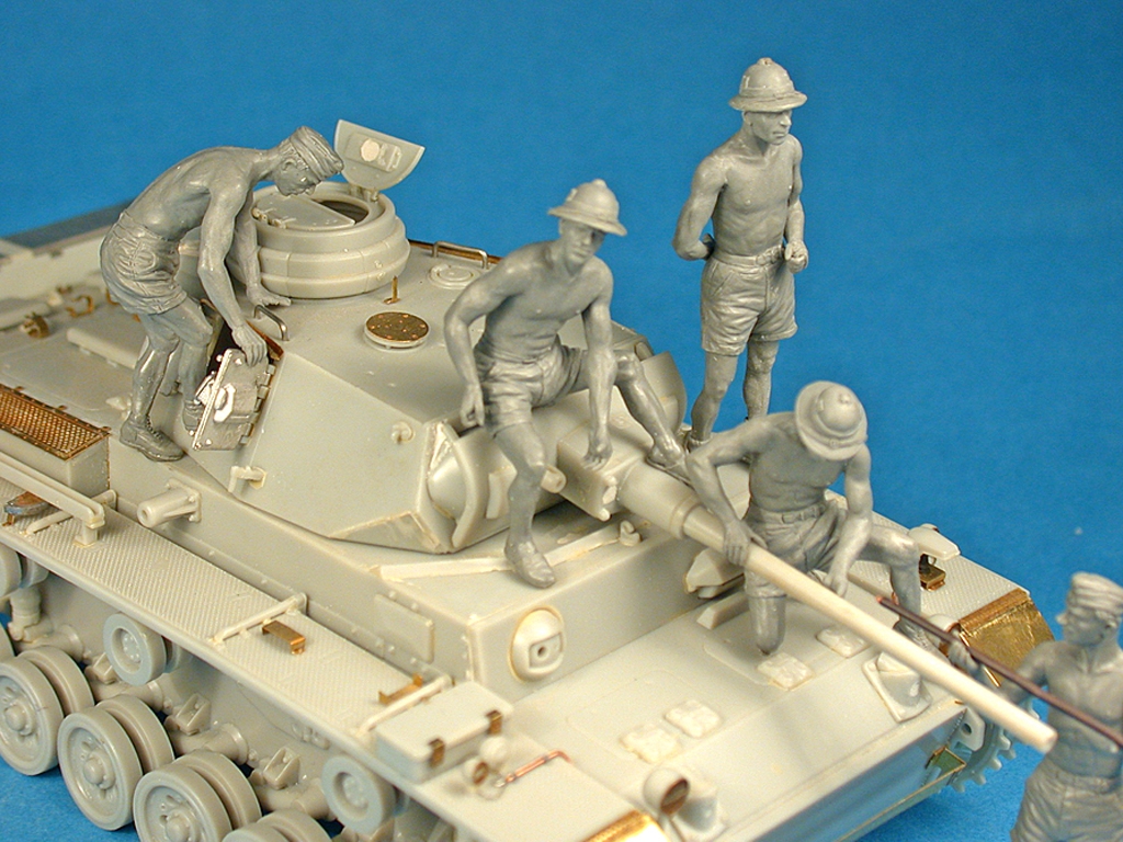 German Tank Crew Afrika Korps  (Vista 5)