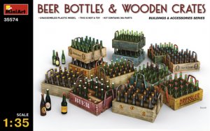 Botellas de cerveza y cajas de madera  (Vista 1)