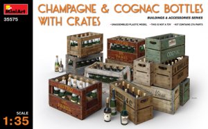 Botellas de Champagne y Cognac con cajas  (Vista 1)