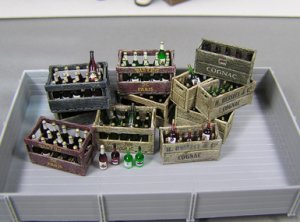 Botellas de Champagne y Cognac con cajas  (Vista 3)