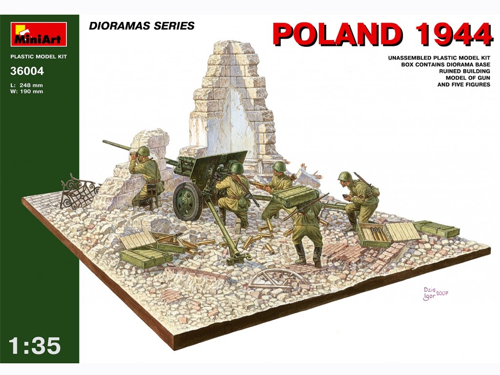 Poland 1944. Artilleria Sovietica  (Vista 1)