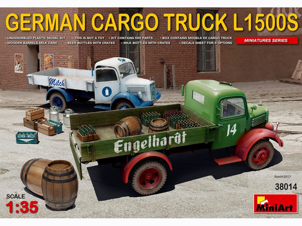 German Cargo Truck  L1500S  (Vista 1)