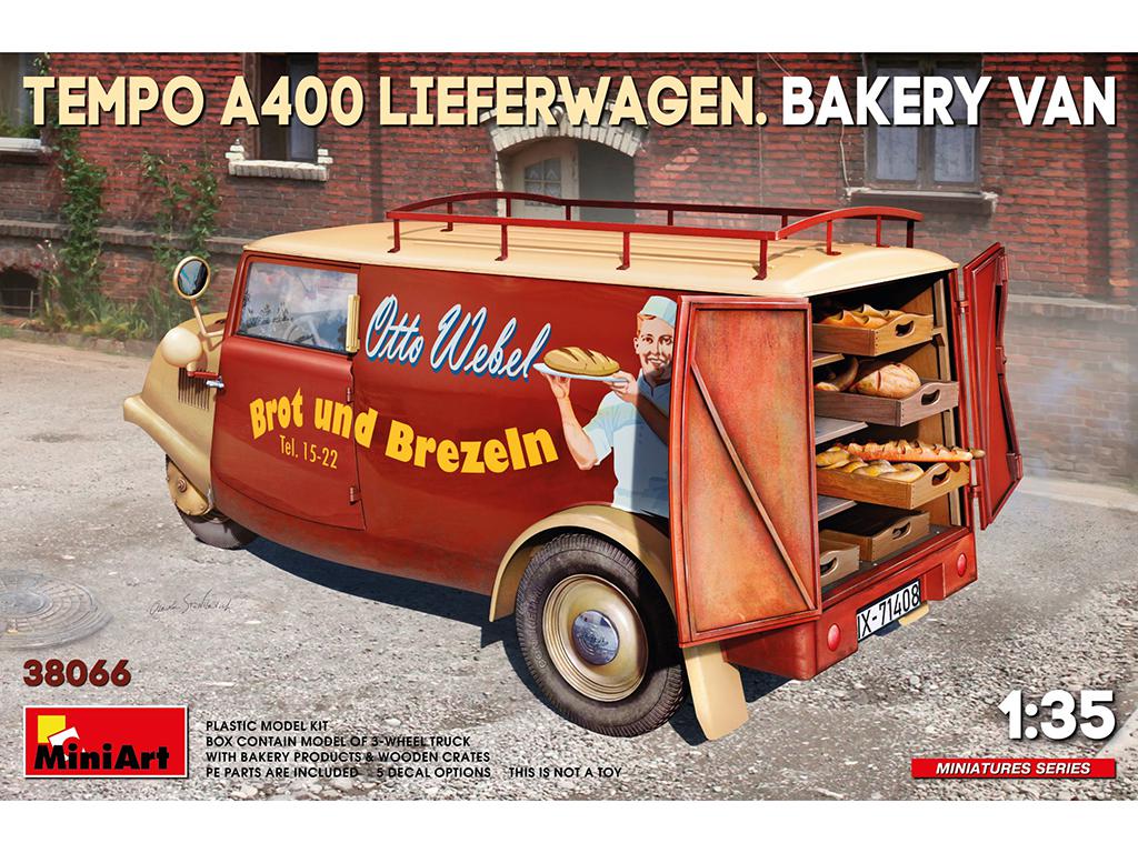 Tempo A400 Lieferwagen. Bakery Van