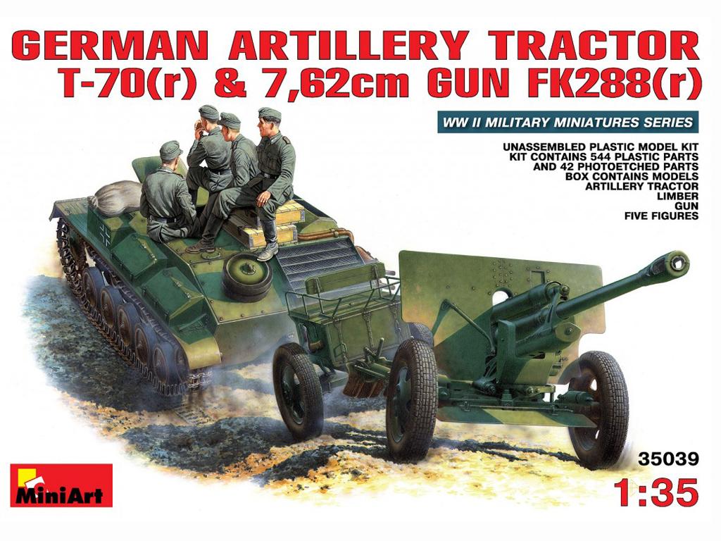 Tractor de artillería alemán  (Vista 1)