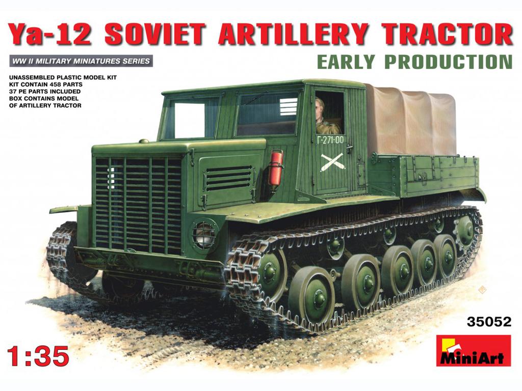 Tractor ruso de artillería Ya-12 inicial (Vista 1)