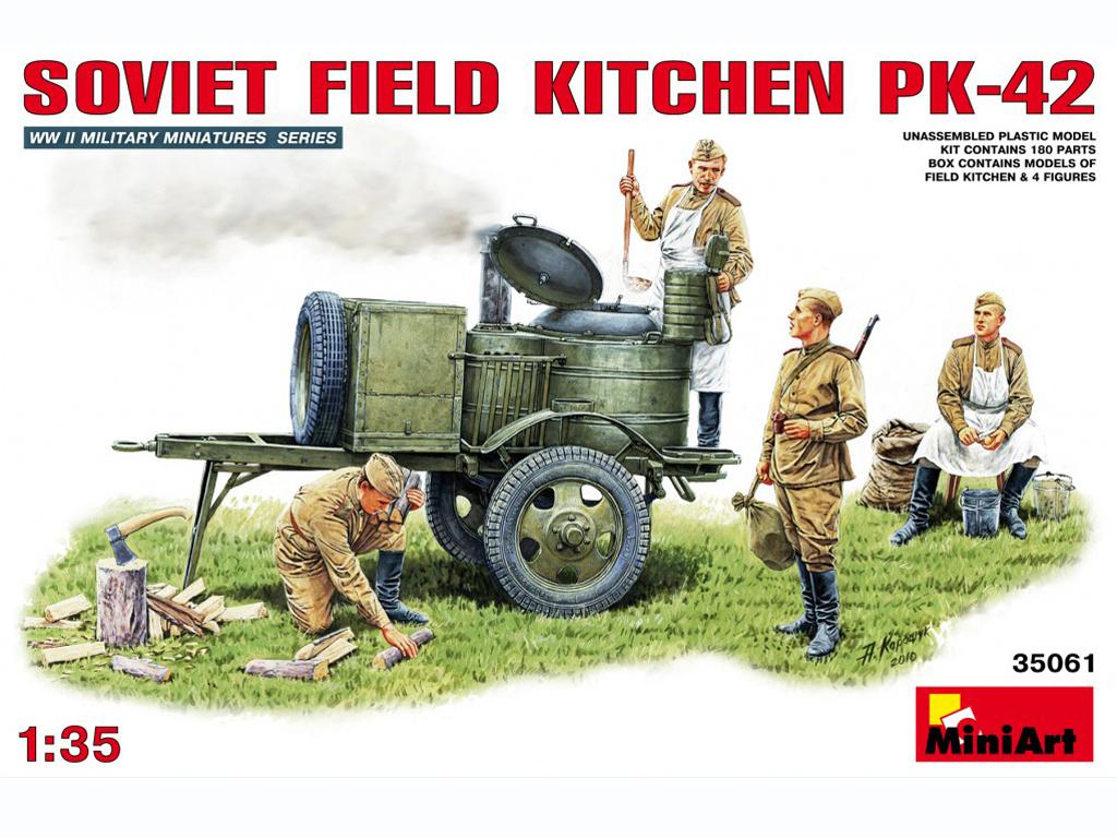 Cocina de campo soviética KP-42  (Vista 1)