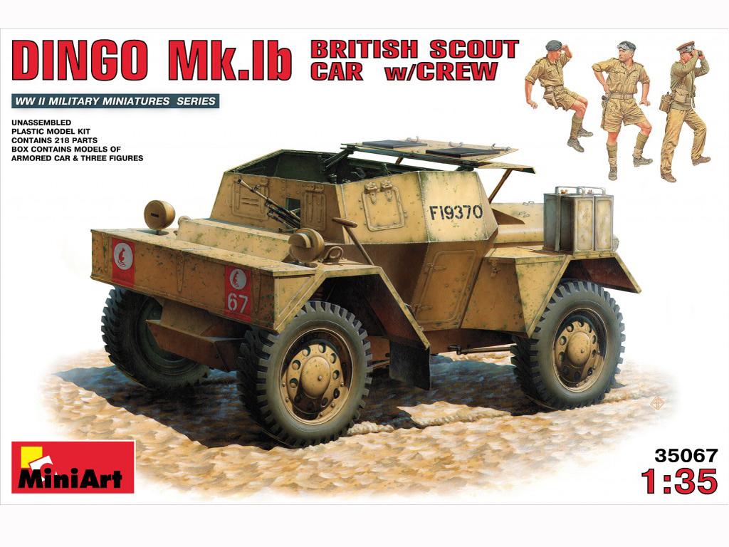 Dingo Mk.1b British Armored Car con dotacion (Vista 1)