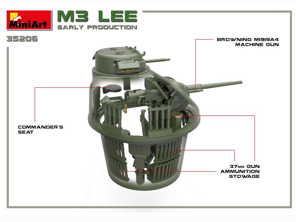 M3 Lee Early Prod Interior Kit (Vista 10)