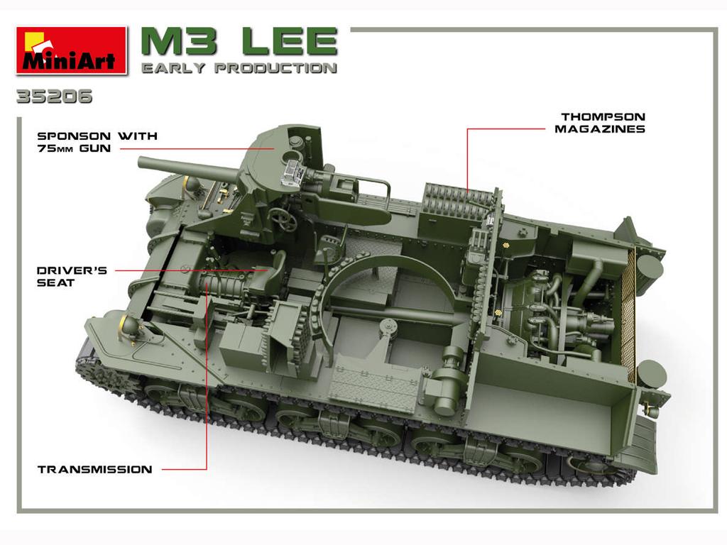 M3 Lee Early Prod Interior Kit (Vista 11)