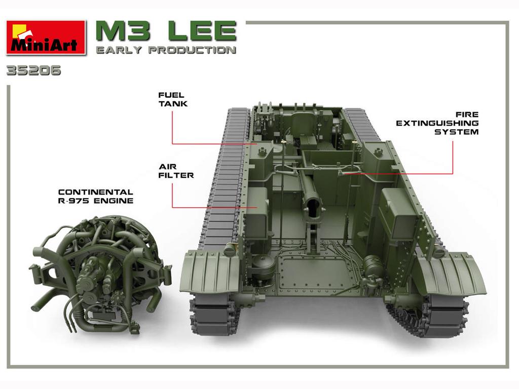 M3 Lee Early Prod Interior Kit (Vista 2)