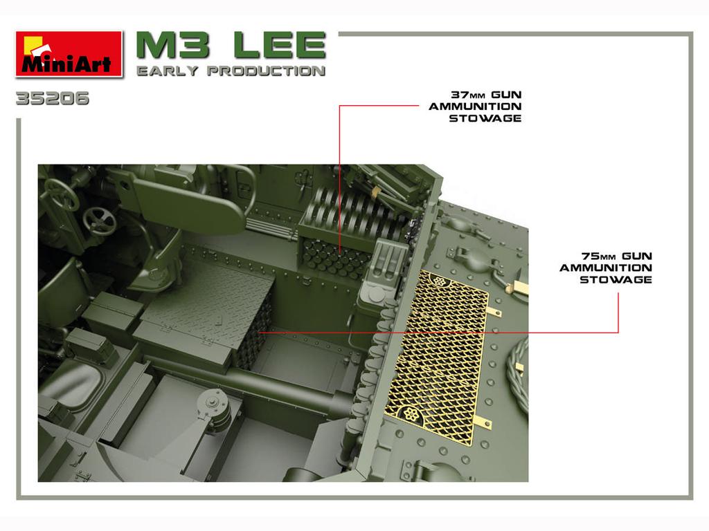 M3 Lee Early Prod Interior Kit (Vista 4)