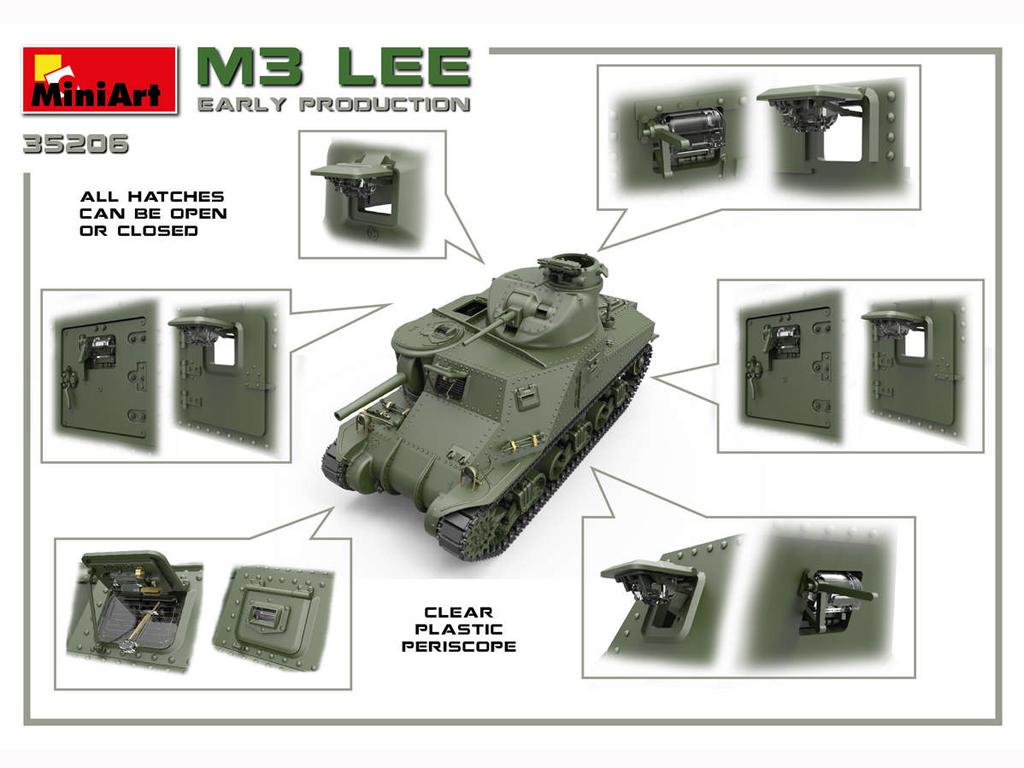 M3 Lee Early Prod Interior Kit (Vista 6)