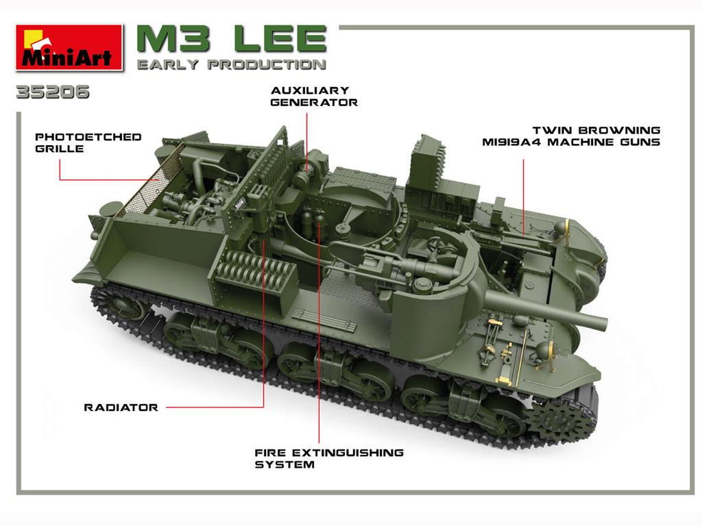 M3 Lee Early Prod Interior Kit (Vista 9)