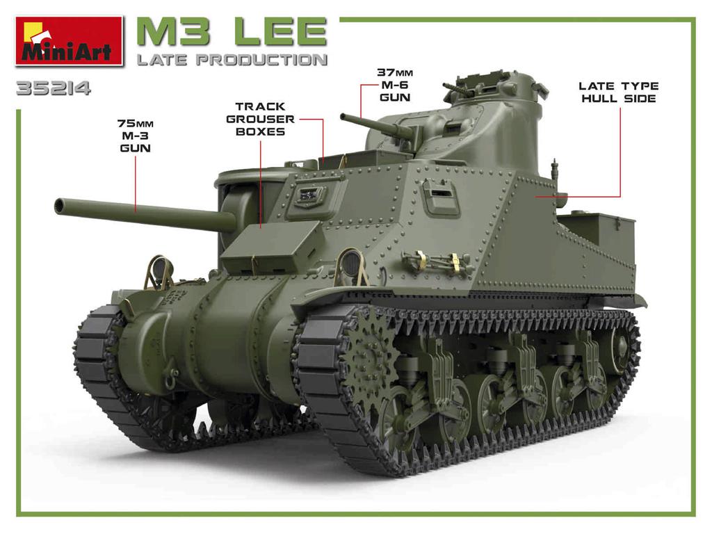Tanque M3 Lee Late  (Vista 3)