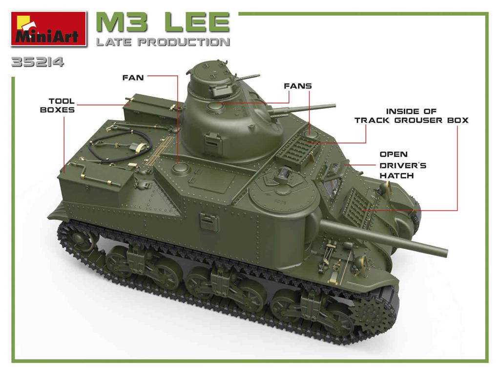 Tanque M3 Lee Late  (Vista 9)