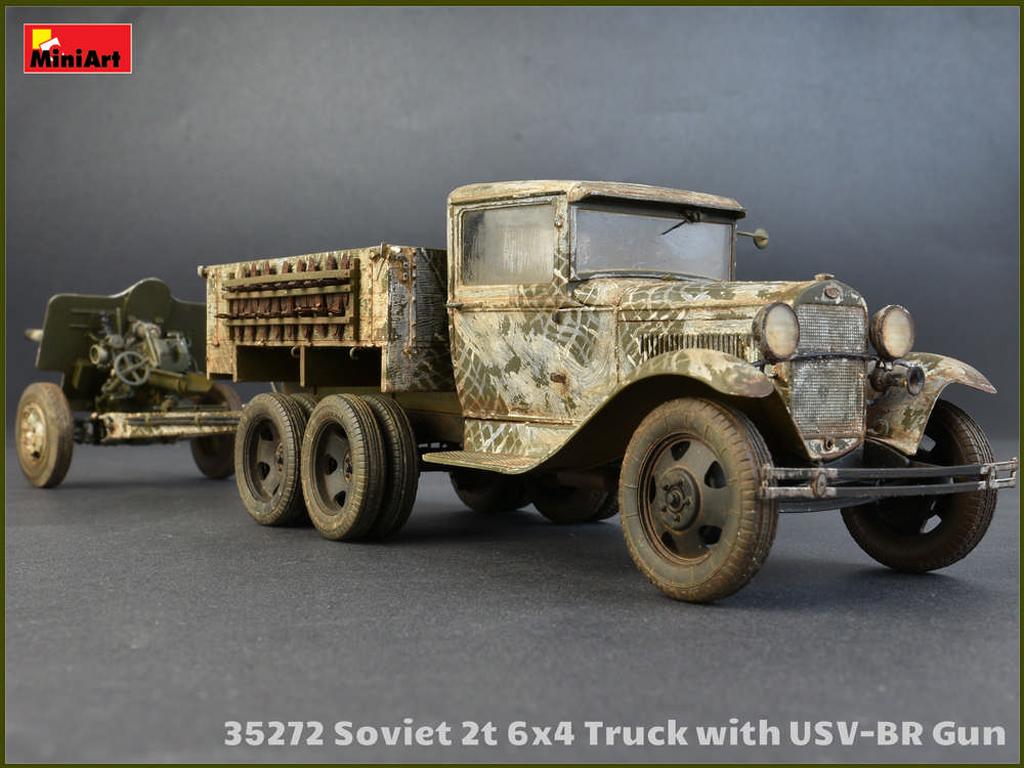 Soviet 2T 6x4 Truck with 76mm USV-BR Gun (Vista 10)