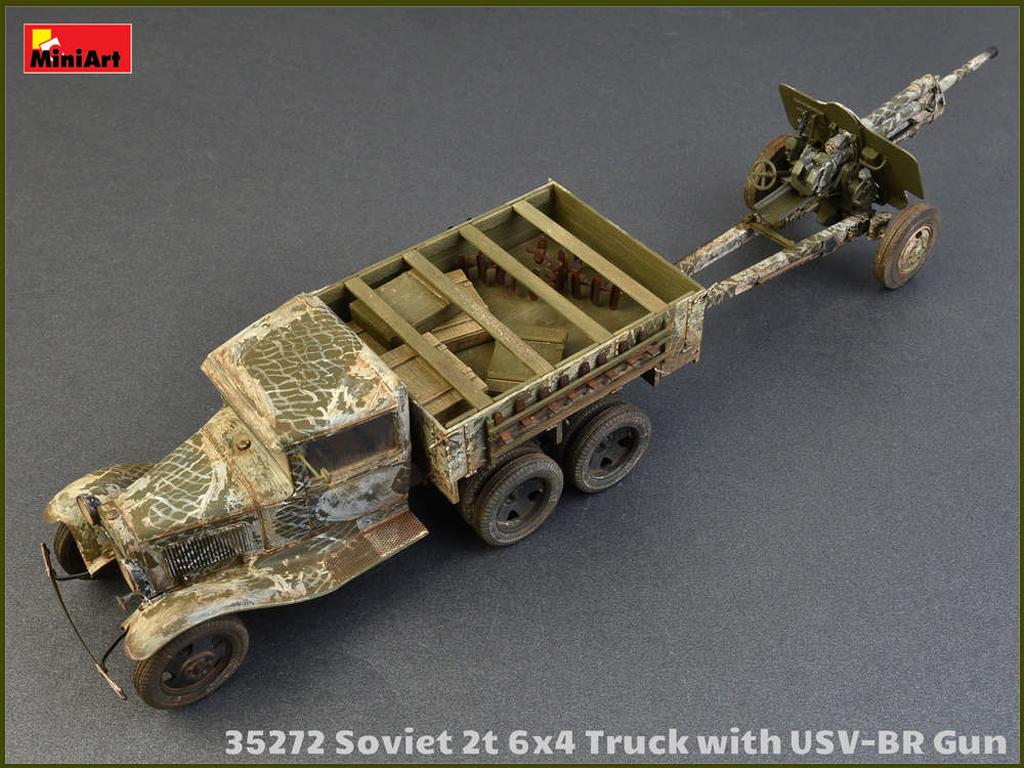 Soviet 2T 6x4 Truck with 76mm USV-BR Gun (Vista 11)