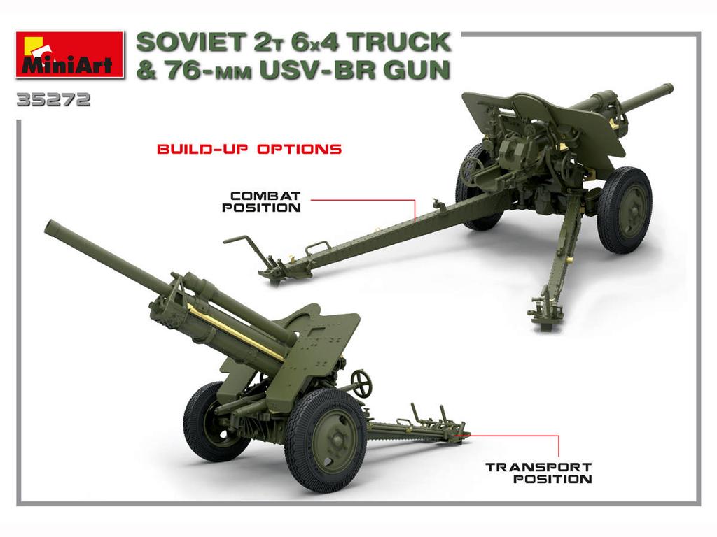 Soviet 2T 6x4 Truck with 76mm USV-BR Gun (Vista 7)