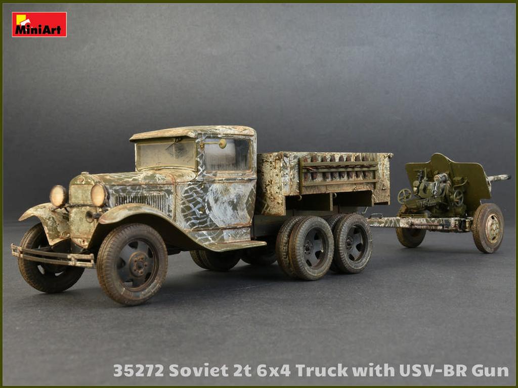 Soviet 2T 6x4 Truck with 76mm USV-BR Gun (Vista 8)