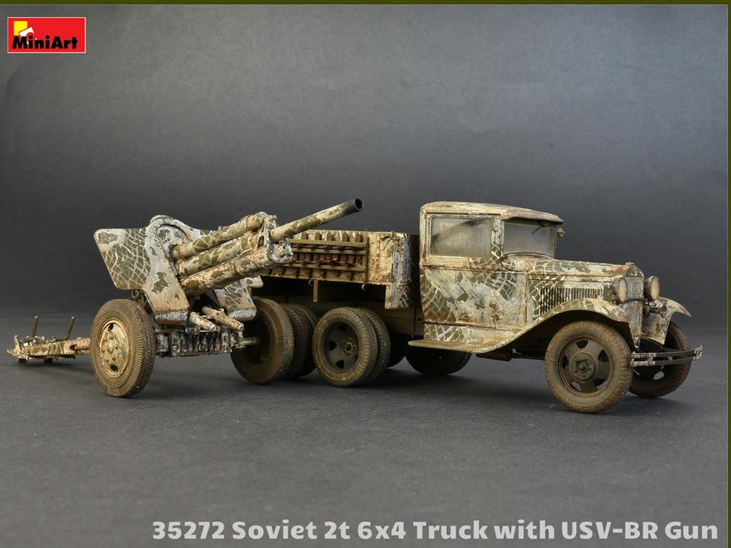 Soviet 2T 6x4 Truck with 76mm USV-BR Gun (Vista 9)