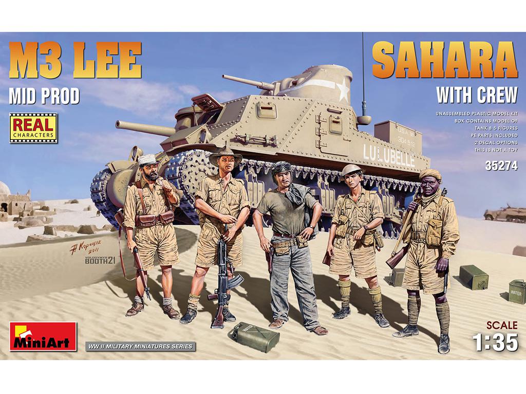 M3 LEE Mid Prod. Sahara w/Crew (Vista 1)