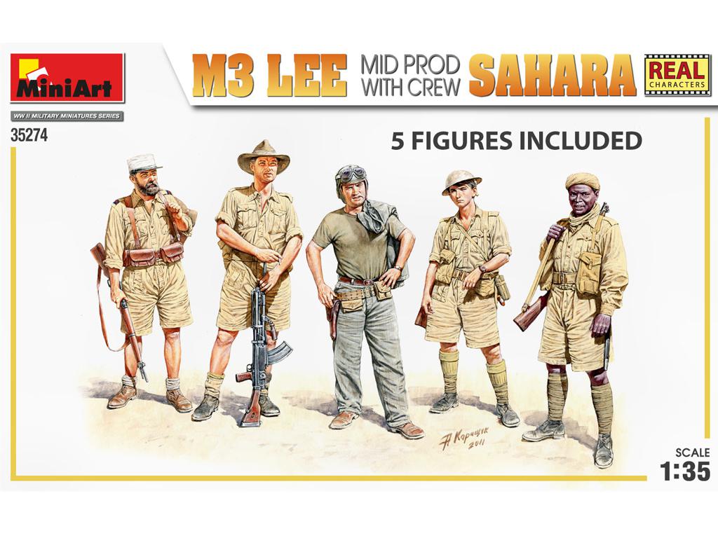 M3 LEE Mid Prod. Sahara w/Crew (Vista 4)