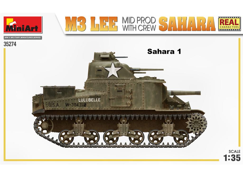 M3 LEE Mid Prod. Sahara w/Crew (Vista 5)