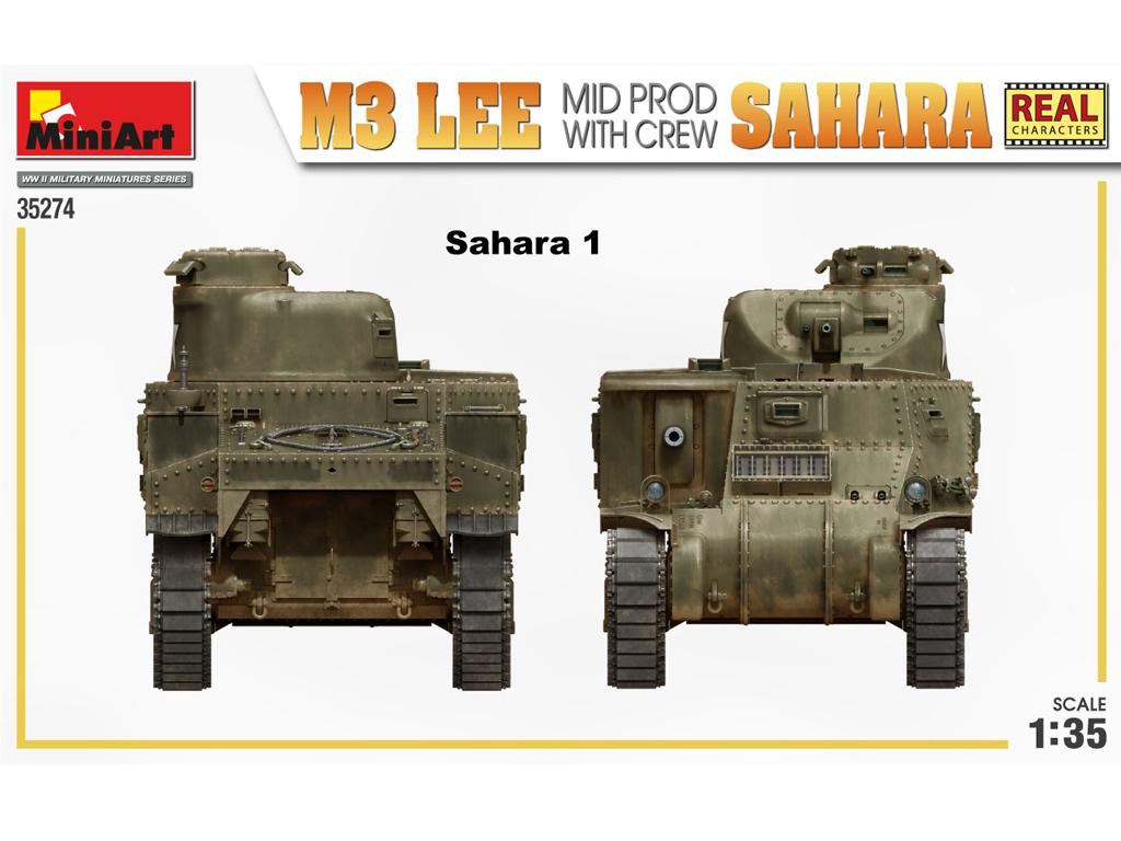 M3 LEE Mid Prod. Sahara w/Crew (Vista 6)