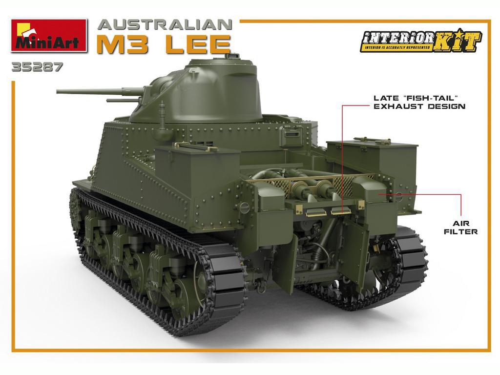 Australian M3 LEE. Interior Kit (Vista 8)