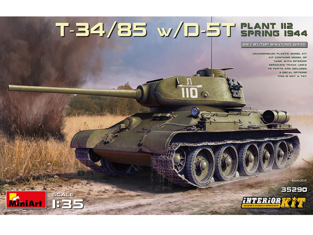 T-34/85 Czechoslovak Prod. Early Type. Interior Kit (Vista 1)