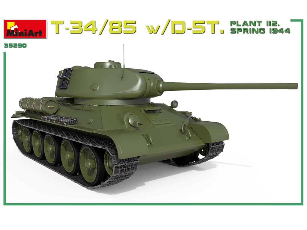 T-34/85 Czechoslovak Prod. Early Type. Interior Kit (Vista 2)