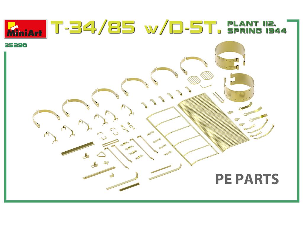 T-34/85 Czechoslovak Prod. Early Type. Interior Kit (Vista 4)