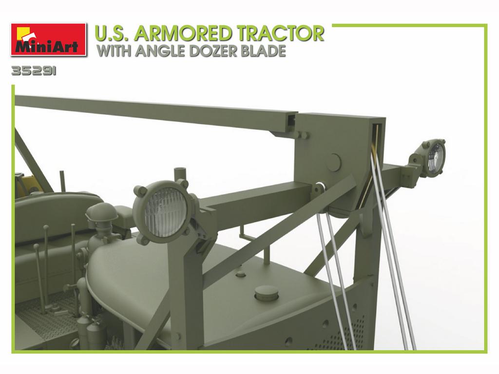 U.S. Armored Tractor with Angle Dozer Blade (Vista 2)