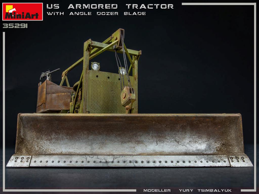 U.S. Armored Tractor with Angle Dozer Blade (Vista 4)