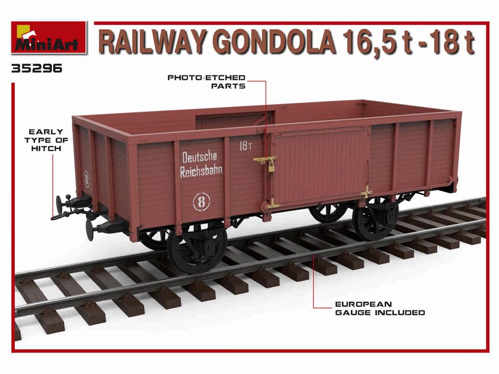 Railway Gondola 16,5-18 t (Vista 3)