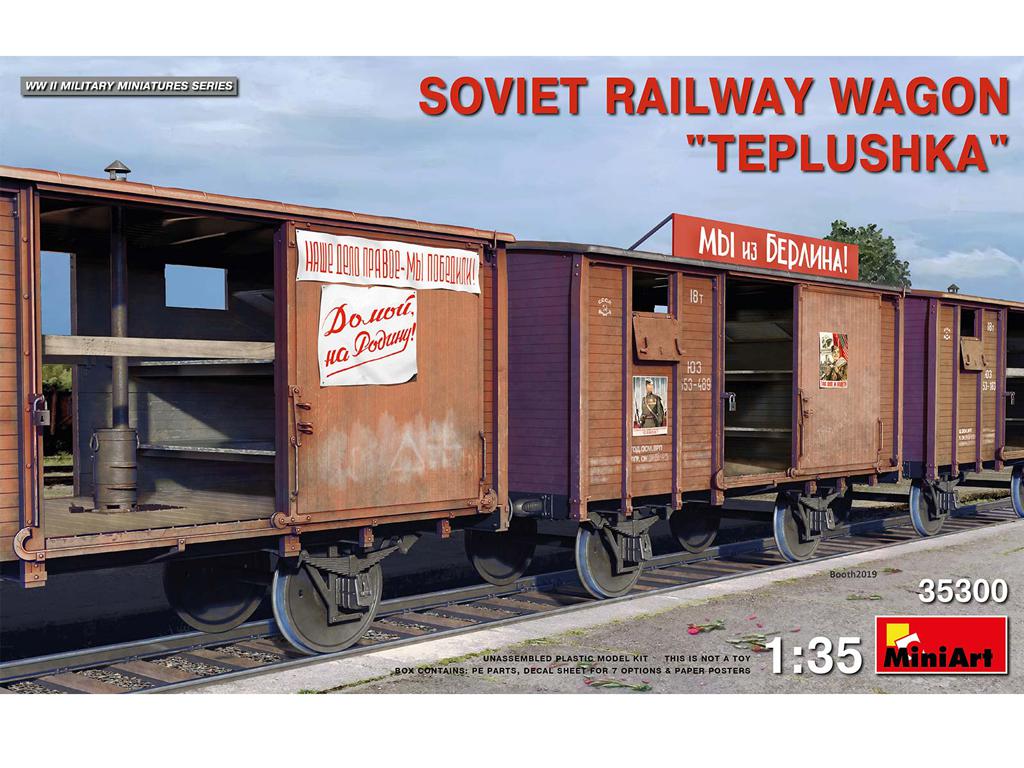 Vagón Soviético Teplushka (Vista 1)