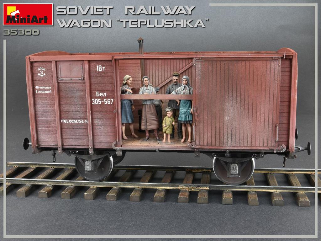 Vagón Soviético Teplushka (Vista 12)